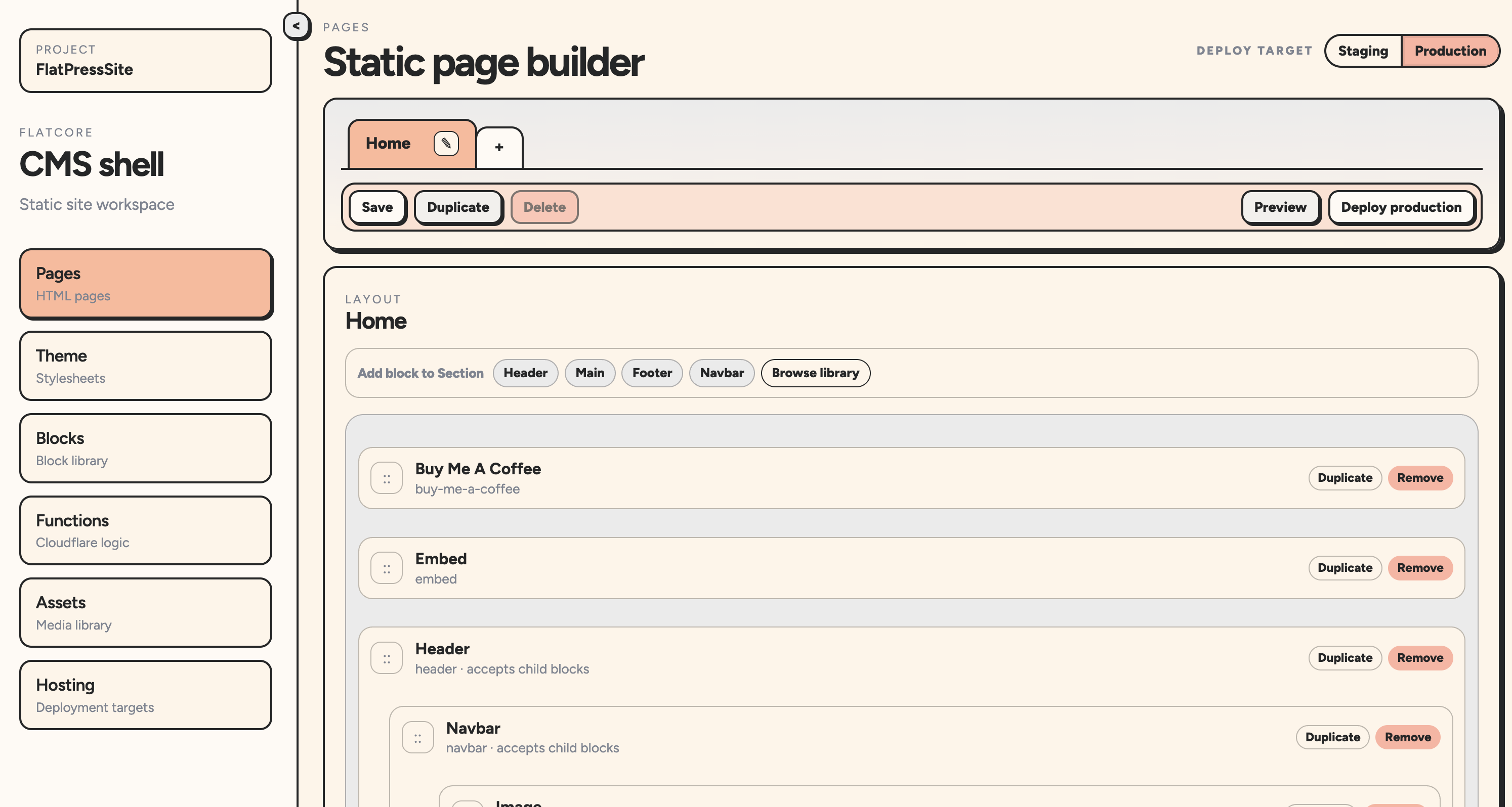 Selected image